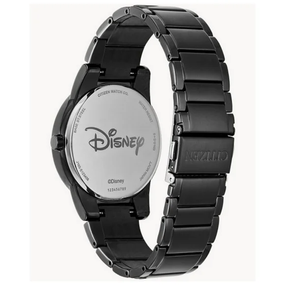 CITIZEN Disney Mickey Mouse Eco Drive Black Mens Watch - Picture 3 of 6